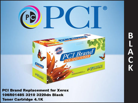 PCI Brand Compatible Xerox 106R01485 Black Toner 4.1K Yield