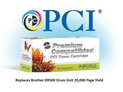PCI Brand Compatible Brother DR500 Drum 20K Yld